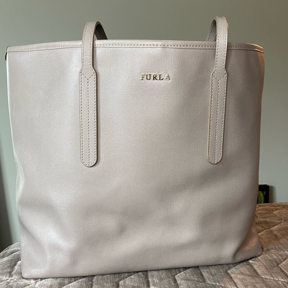 Furla Tote Bag | Gray | Authentic